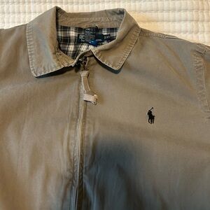 Vintage Distressed Polo Ralph Lauren Men's Olive Khaki Jacket